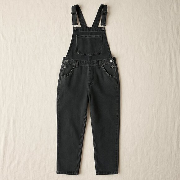 BDG Urban Outfitters Denim Overalls Faded Black Wash Adjustable Straps Women’s S - Picture 16 of 16